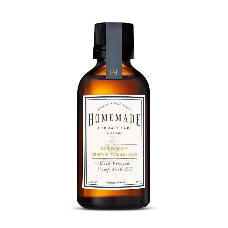 Kenevir Tohumu Yağı 50 ML - Homemade Aromaterapi Kenevir Tohumu Yağı 50 ML
