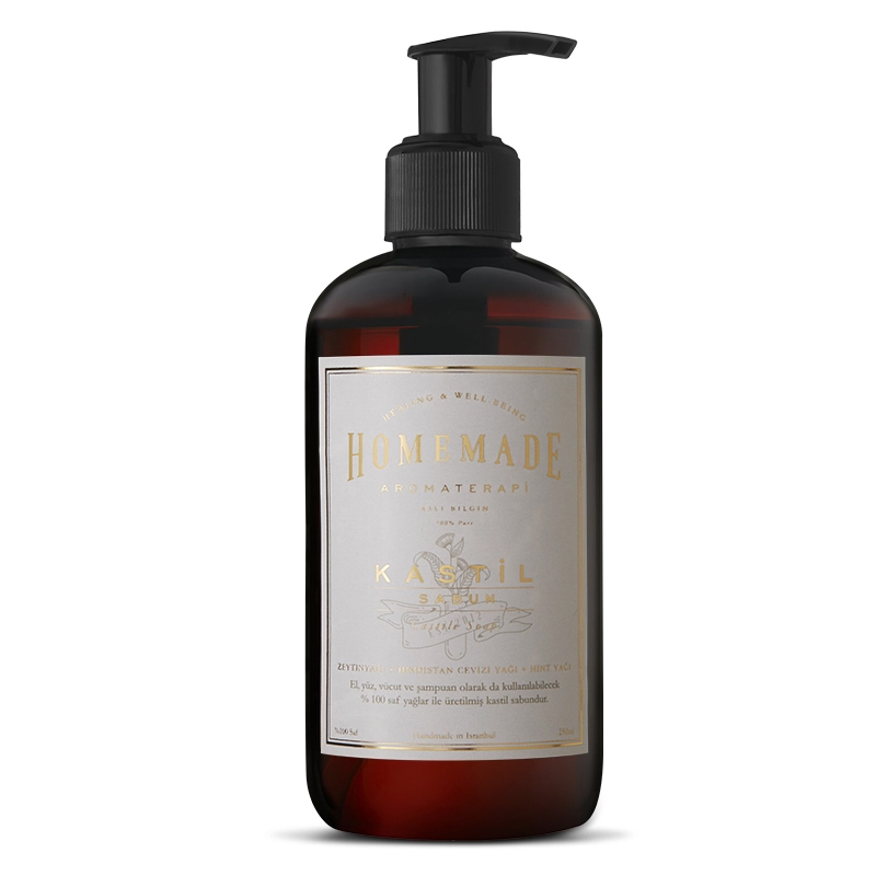 Lavantalı Sıvı Kastil Sabun - Homemade Aromaterapi Lavantalı Sıvı Kastil Sabun