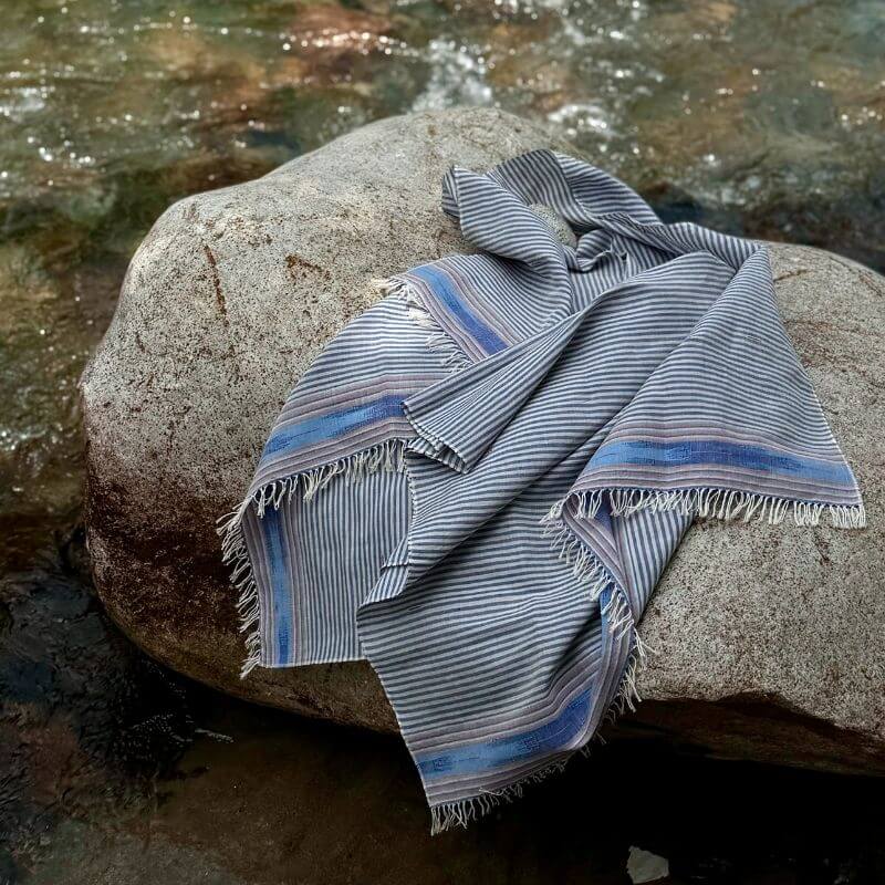 Homemade Aromaterapi X Moyy Atölye Peştamal - Mavi - Homemade Aromaterapi HOMEMADE AROMATERAPİ X MOYY ATÖLYE PEŞTAMAL - MAVİ